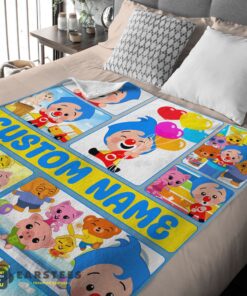 Good Plim Plim & Friends Collage Blanket Fleece Customized Blanket - Image 2