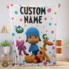 Good Pocoyo And Friends Blanket Fleece Customized Blanket