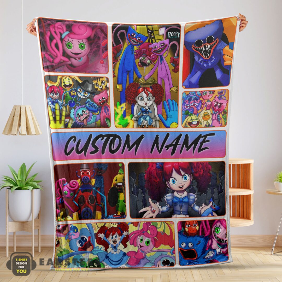 good-poppy-playtime-miss-poppy-with-friends-horror-blanket-fleece-customized-blanket-mk-01-1 Good Poppy Playtime Miss Poppy With Friends Horror Blanket Fleece Customized Blanket