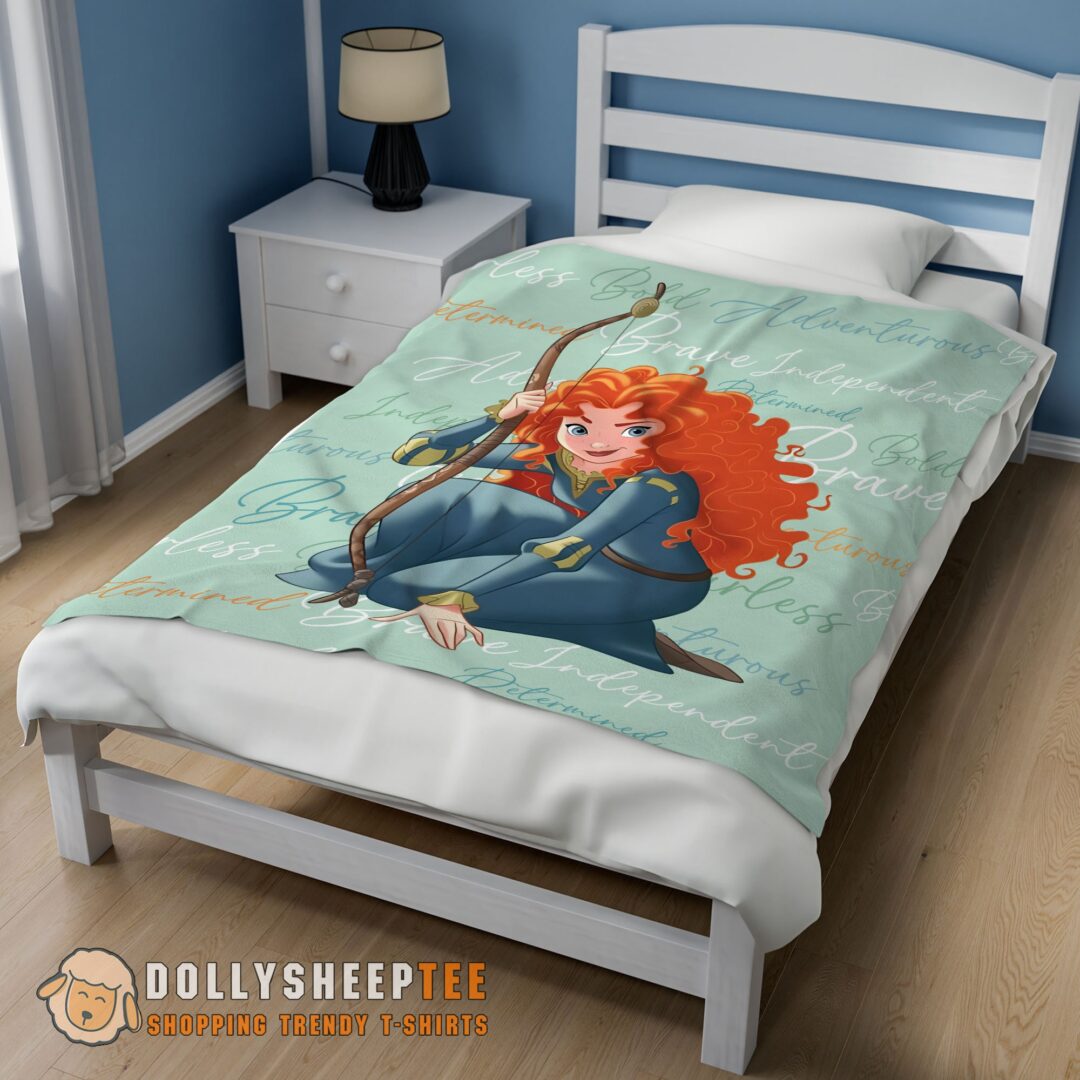 Good Premium Disney Brave Merida Princess Blanket Fleece