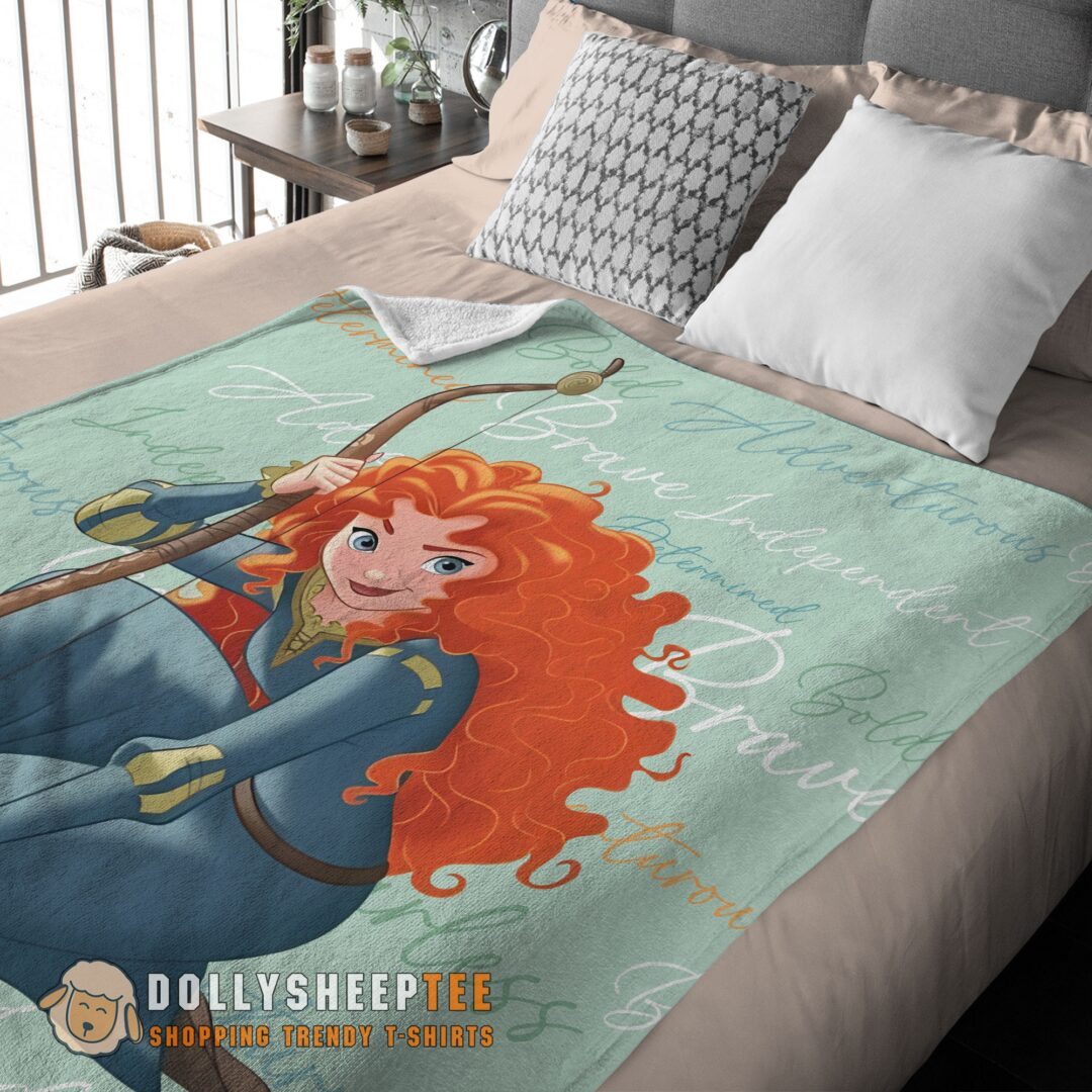 Good Premium Disney Brave Merida Princess Blanket Fleece