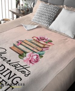 Good Pretty Vintage Book Reading Blanket Fleece Customized Blanket - Image 2
