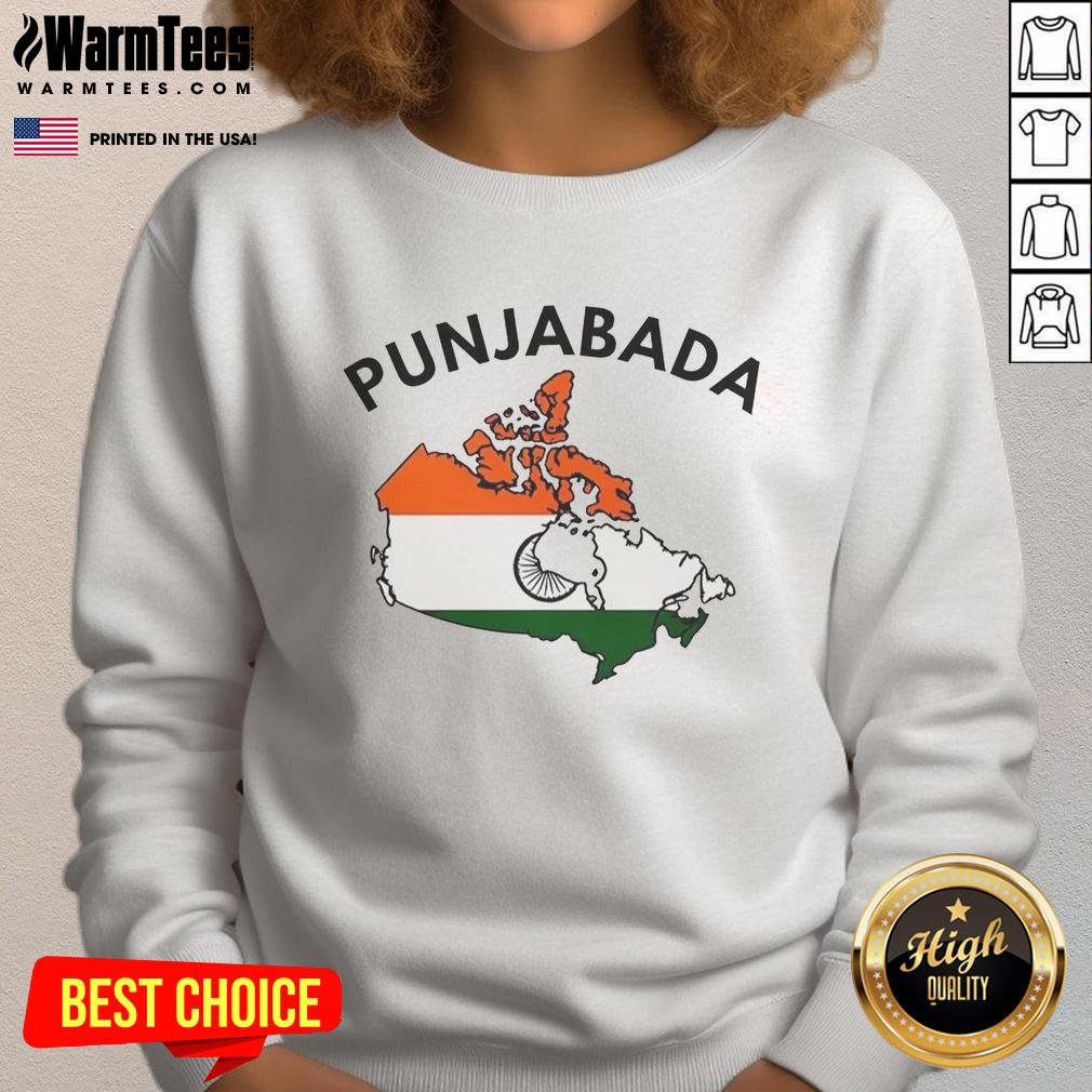 good-punjabada-indian-flag-parody-sweatshirt Alt Text: Good Punjabada Indian Flag Parody Sweatshirt featuring a colorful design celebrating Punjabi culture and pride.