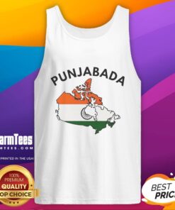 Alt Text: Good Punjabada Indian Flag Parody Tank Top featuring a vibrant design celebrating Punjabi culture and humor.