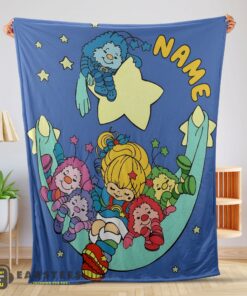 Good Rainbow Brite Sleeping on the Star Blanket Fleece Customized Blanket