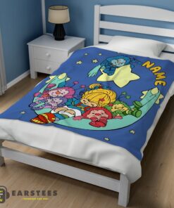Good Rainbow Brite Sleeping on the Star Blanket Fleece Customized Blanket - Image 3