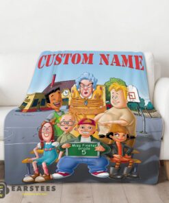 Good Recess Cartoon Miss Finster Grade 5 Blanket Fleece Customized Blanket - Image 2