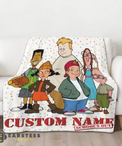 Good Recess Cartoon School's Out Blanket Fleece Customized Blanket - Image 2