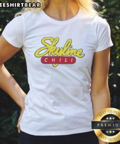 Good Skyline Chili logo on a stylish ladies tee, perfect for fans of Skyline Chili and casual wear.
