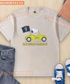Good Snoopy Driving Car Savannah Bananas T-Shirt - Image 6