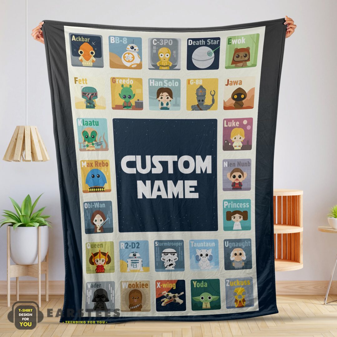 good-star-wars-chibi-character-blanket-fleece-customized-blanket-mk-01-1 Good Star Wars Chibi Character Blanket Fleece Customized Blanket