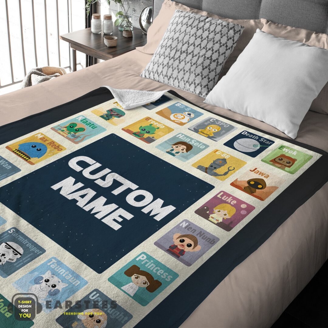 good-star-wars-chibi-character-blanket-fleece-customized-blanket-mk-03 Good Star Wars Chibi Character Blanket Fleece Customized Blanket - Image 2