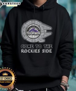 Good Star Wars Come to the Colorado Rockies hoodie featuring a unique design and vibrant colors for fans and outdoor lovers.