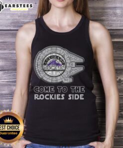 Good Star Wars Come To The Colorado Rockies Side Tank Top featuring a stylish design for fans of Star Wars and outdoor adventures.