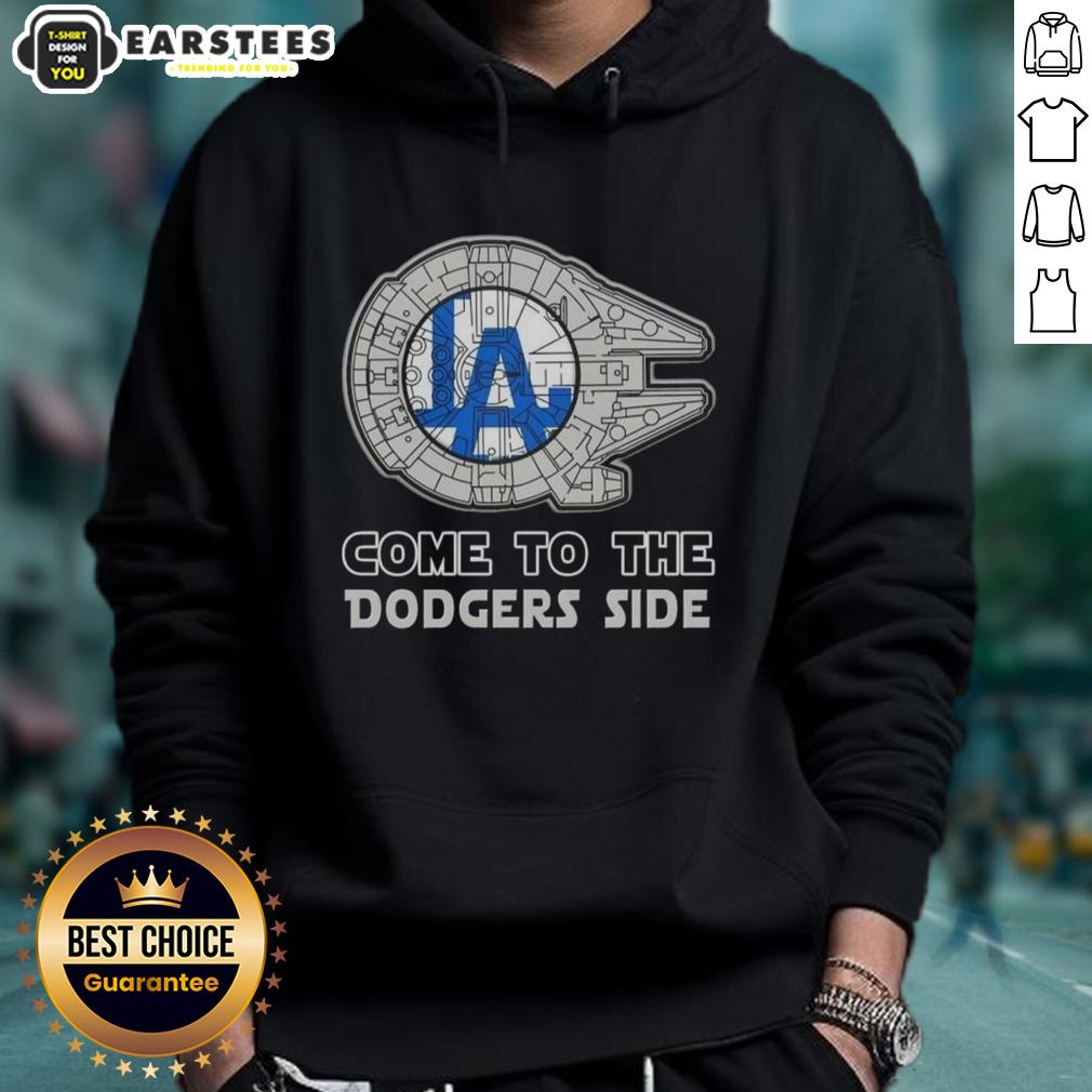 good-star-wars-come-to-the-los-angeles-dodgers-side-hoodie Good Star Wars Come to the Los Angeles Dodgers Side Hoodie featuring iconic designs and team colors.
