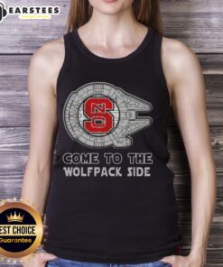 Good Star Wars Come to the NC State Wolfpack Side Tank Top featuring a stylish design for fans and sports enthusiasts.