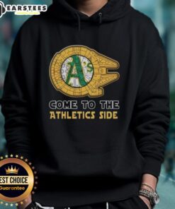 Good Star Wars Come to the Oakland Athletics Side Hoodie featuring a unique design for fans of both franchises.