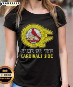 Good Star Wars Come To The St. Louis Cardinals Side Ladies Tee featuring a stylish design for fans.