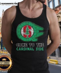 Alt Text: Good Star Wars Come To The Stanford Cardinal Side Tank Top featuring a vibrant design for fans and athletes.