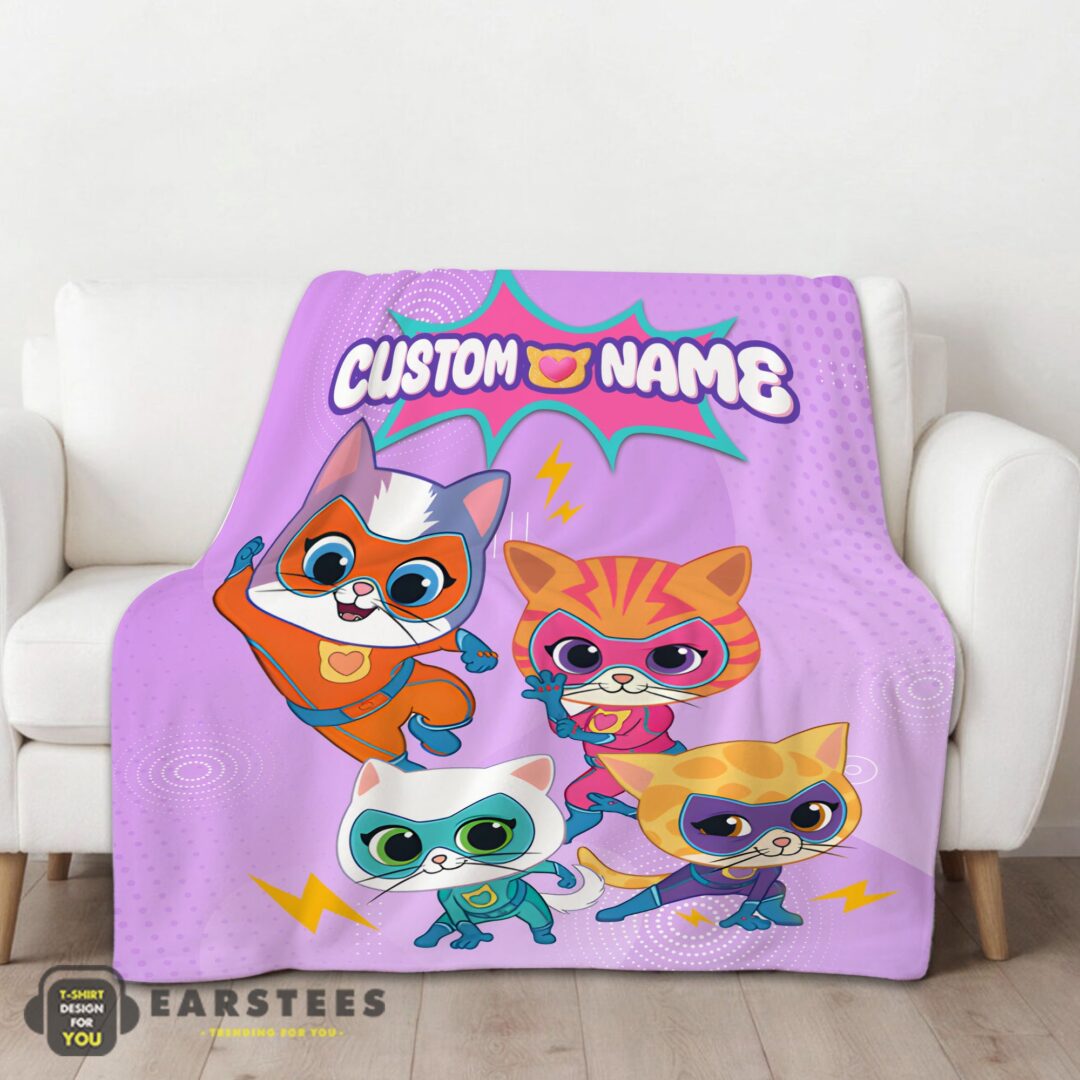 good-super-kitties-assemble-feline-heroes-in-action-blanket-fleece-customized-blanket-mk-01 Good Super Kitties Assemble Feline Heroes In Action Blanket Fleece Customized Blanket - Image 2