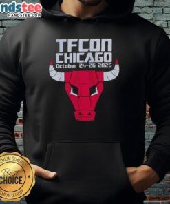 Good TFCon Chicago Bulls hoodie, featuring vibrant colors and logo, perfect for fans attending the event, October 24-26, 2025.
