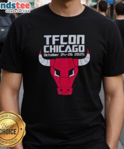 Good Tfcon Chicago Bulls T-Shirt for October 24-26, 2025 event, featuring vibrant graphics and stylish design.