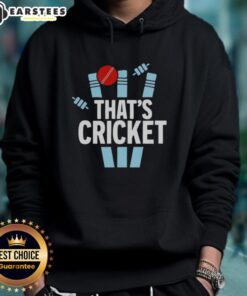 Good That's Cricket logo hoodie featuring a stylish design perfect for cricket fans and casual wear enthusiasts.