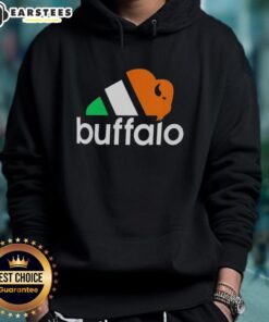 Good The City hoodie featuring a Buffalo Bills logo parody, perfect for fans celebrating three seasons of football.