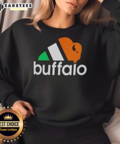 Good The City With Three Seasons Buffalo Bills Logo Parody Sweatshirt showcasing a creative twist on the classic logo.