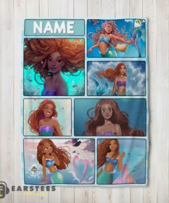 Good The Little Mermaid Ariel Blanket Fleece Customized Blanket