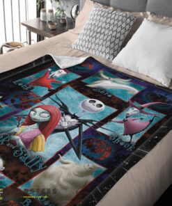 Good The Nightmare Before Christmas Jack Skellington Family Halloween Customized Blanket - Image 2