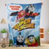 Good Thomas & Friends The Super Engine Poster Blanket Fleece Customized Blanket