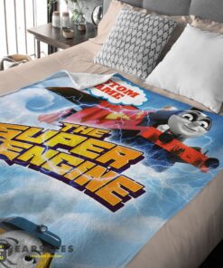 Good Thomas & Friends The Super Engine Poster Blanket Fleece Customized Blanket - Image 2