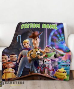 Good Toy Story 4 Poster Blanket Fleece Customized Blanket - Image 2