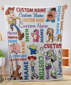 Good Disney Toy Story Cartoon Characters Blanket Fleece Customized Blanket
