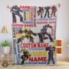 Good Transformers Optimus Prime & Bumblebee Blanket Fleece Customized Blanket