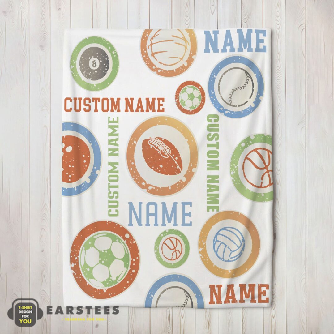good-types-of-sports-balls-blanket-fleece-customized-blanket-mk-02-1 Good Types of Sports Balls Blanket Fleece Customized Blanket