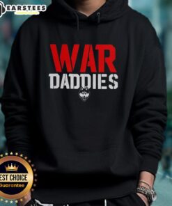 Good UConn Huskies War Daddies logo hoodie featuring vibrant colors and bold design, perfect for fans and supporters.