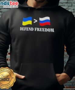 Alt Text: Good Ukraine Greater Than Russia flag hoodie design promoting freedom and support for Ukraine's sovereignty.
