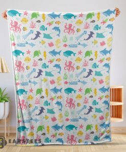 Good Under The Sea Pattern Blanket Fleece Customized Blanket