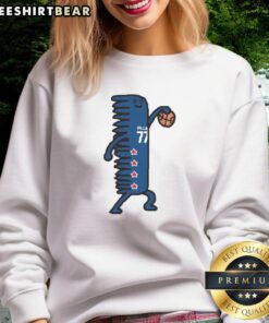 Good V.J. Edgecombe 77 Philadelphia 76ers sweatshirt featuring team colors and logo, perfect for fans and casual wear.