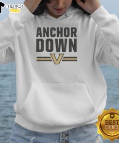 Alt Text: Cozy Vanderbilt Commodores Anchor Down hoodie in black, perfect for game days and showing team spirit.