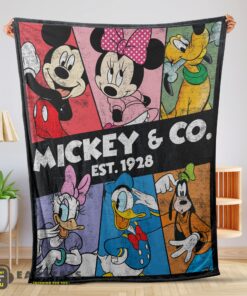 Good Vintage Mickey & Co Est 1928 Blanket
