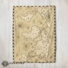 Good Vintage Pirate World Map Sepia Nautical Adventure Blanket Fleece Blanket