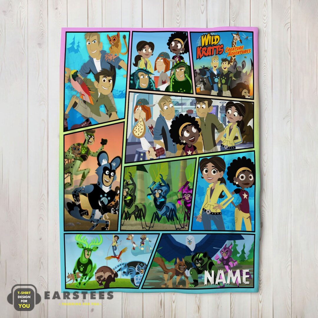 good-wild-kratts-creature-adventures-collage-blanket-fleece-customized-blanket-mk-02-3 Good Wild Kratts Creature Adventures Collage Blanket Fleece Customized Blanket