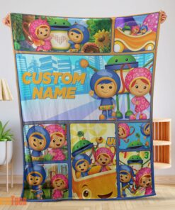 Happy Cartoon Team Umizoomi Cute Blanket Fleece Customized Blanket