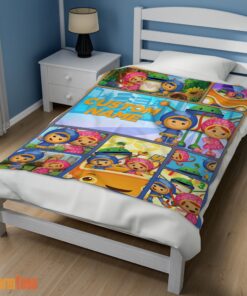 Happy Cartoon Team Umizoomi Cute Blanket Fleece Customized Blanket - Image 3