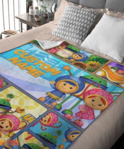Happy Cartoon Team Umizoomi Cute Blanket Fleece Customized Blanket - Image 2
