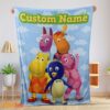 Happy Cartoon The Backyardigans With Friends Blanket Fleece Customized Blanket
