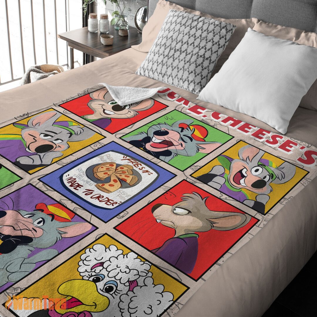 happy-chuck-e-cheeses-where-a-kid-can-be-a-kid-blanket-fleece-mk-02 Happy Chuck E. Cheese's Where A Kid Can Be A Kid Blanket Fleece - Image 2
